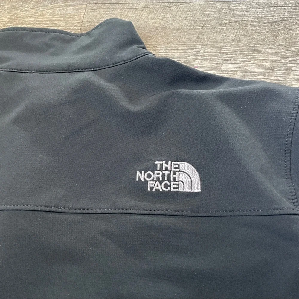 The North Face Mens Apex Bionic‎ Softshell Jacket Black Full Zip Large